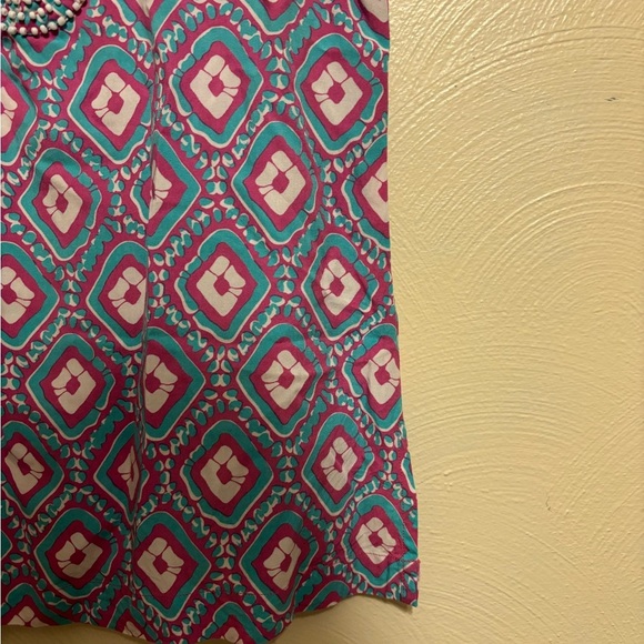 Escapada Pink and Blue Blouse Vibrant Top - Picture 7 of 9